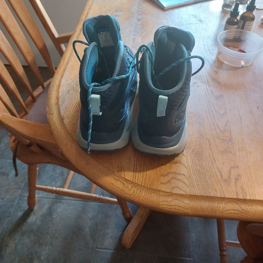Hoka One One W Kaha GTX Blue size 9.  Worn once.